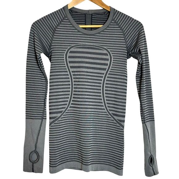 Lululemon Swiftly Tech Long Sleeve Crew Heathered Slate - Picture 2 of 8